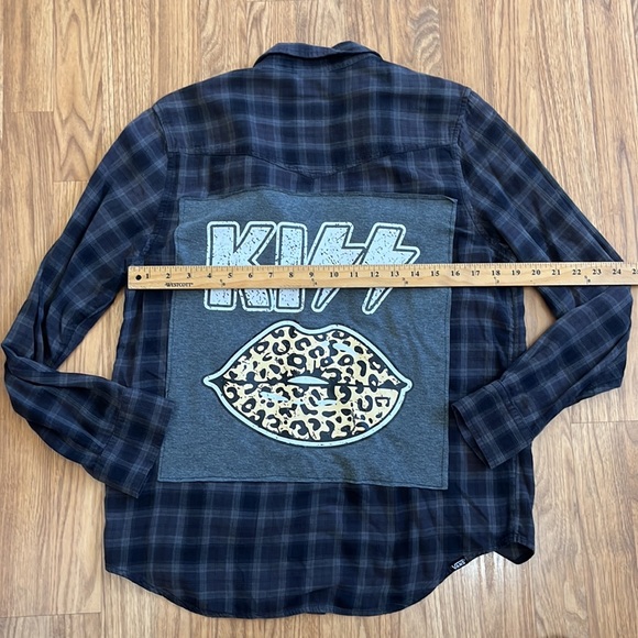 Kiss Flannel Shirt unisex Small S - Picture 4 of 7